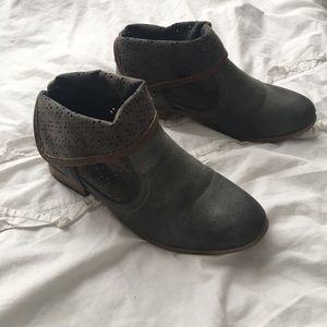Grey Ankle Boots